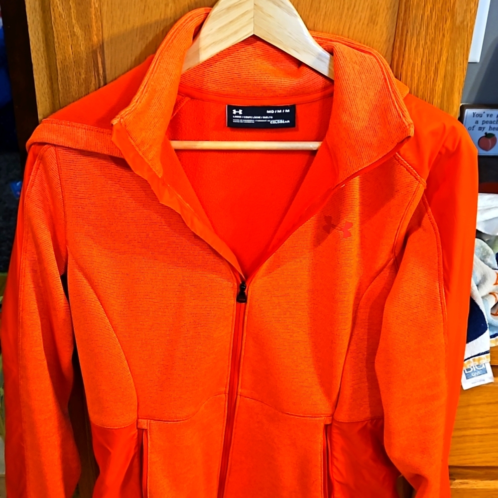 Orange Under Armour STORM Medium lightweight jacket